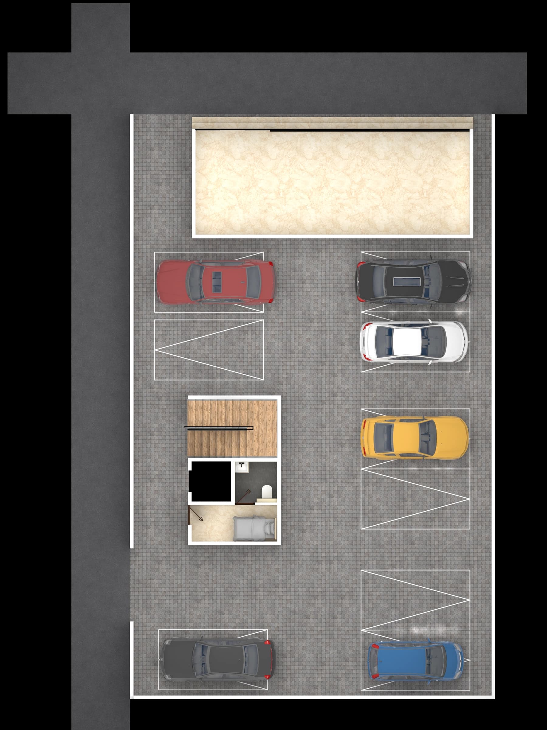 Ground-floor plan drawing