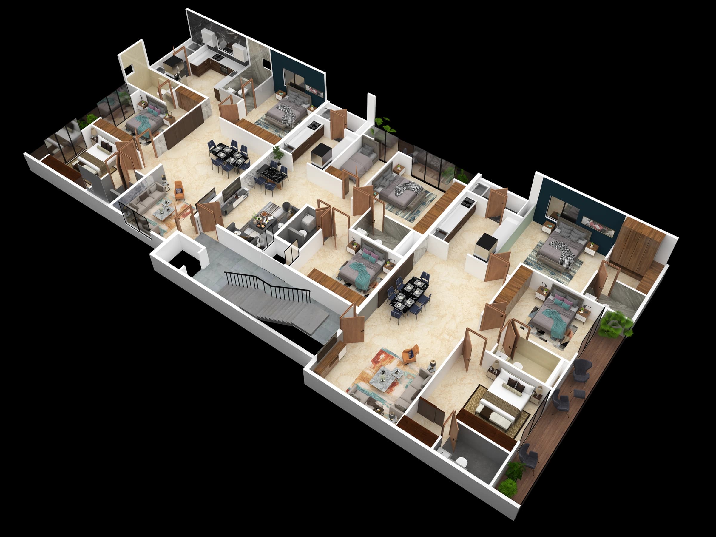 Typical-floor plan drawing