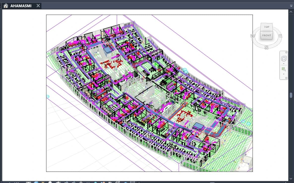 BIM visualization for Integrated Building Services BIM