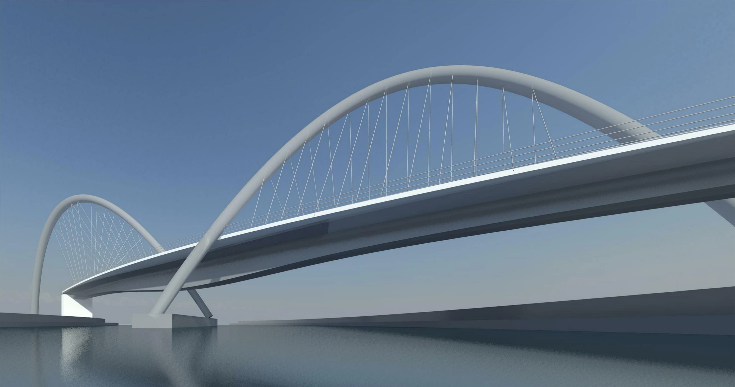 BIM visualization for Pedestrian Arch Bridge
