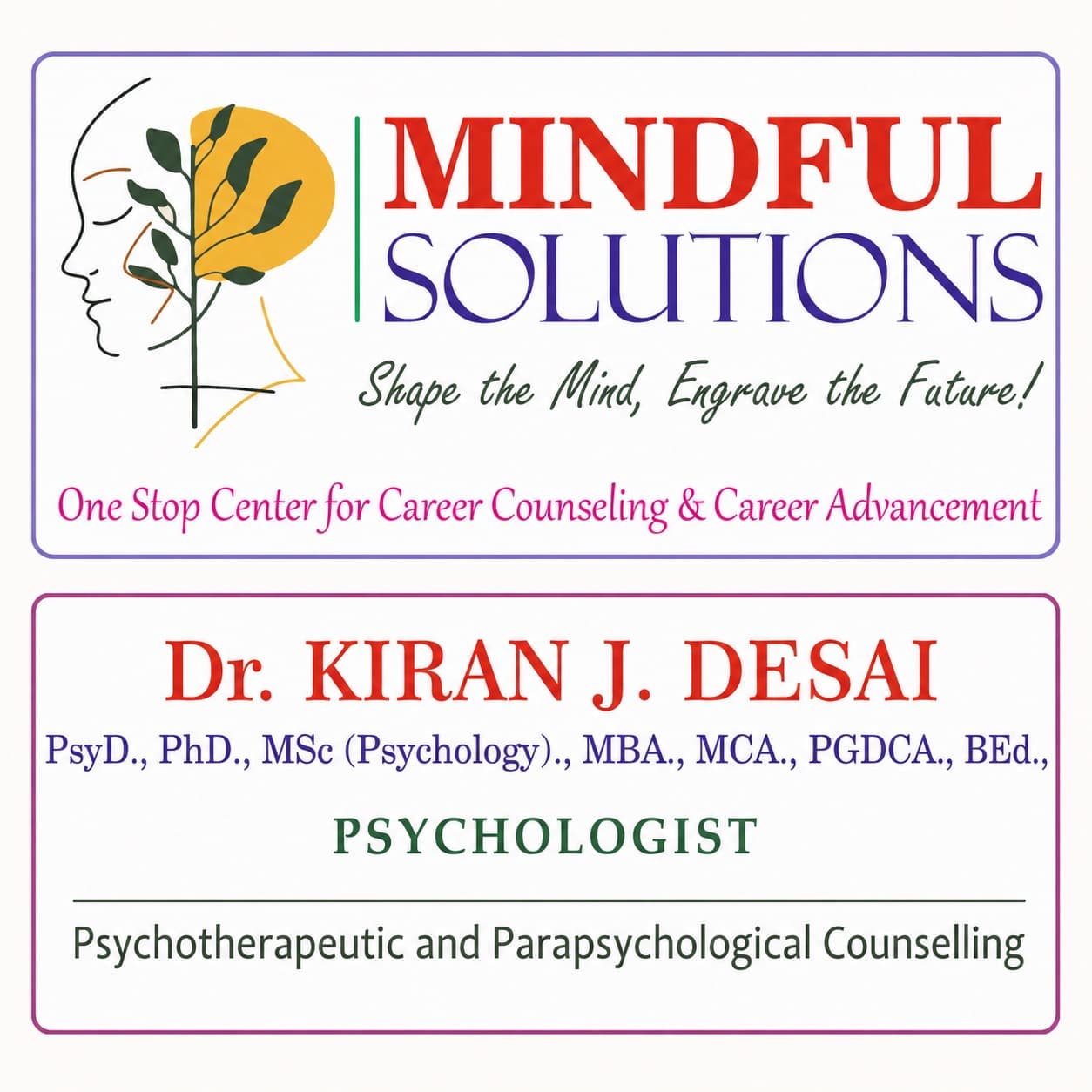 Mindful Solutions - Dr. Kiran J. Desai