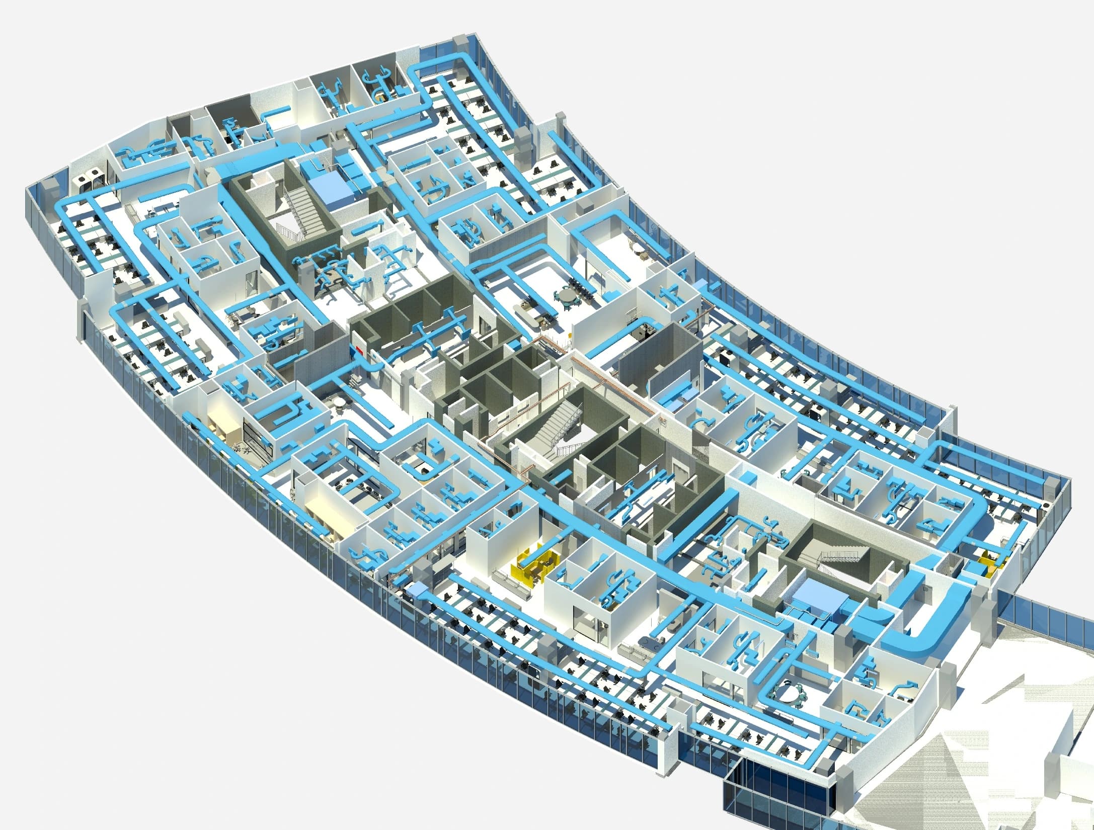 BIM visualization for Integrated Building Services BIM